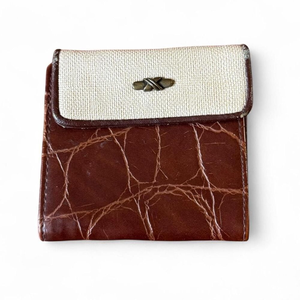 Vintage 1980’s  Faux leather wallet good vintage condition